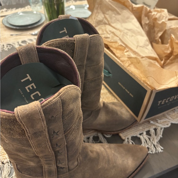 Tecovas Tan Cowboy Boots - Picture 4 of 4